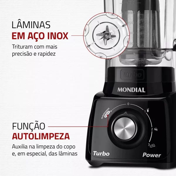 Liquidificador L-99-fb Turbo Power 2,2 L - Image 6
