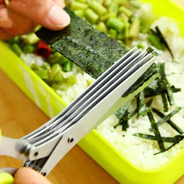 Tesoura 5 Lâminas Para Uso Culinario - Image 5