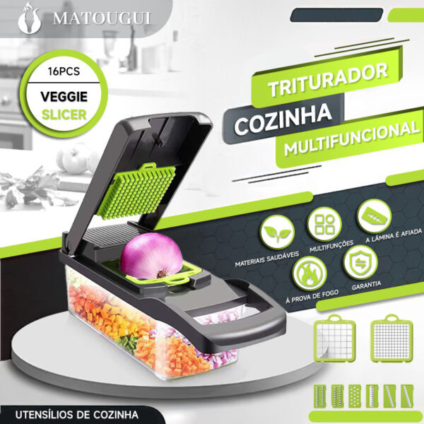 Fatiador Cortador Ralador de Legumes Verduras Frutas - Image 6