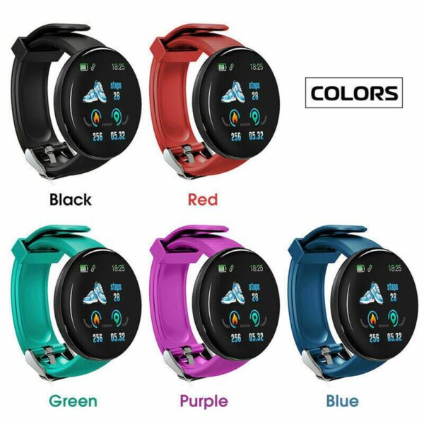 Smartwatch D18 Redondo À Prova D'água - Image 2