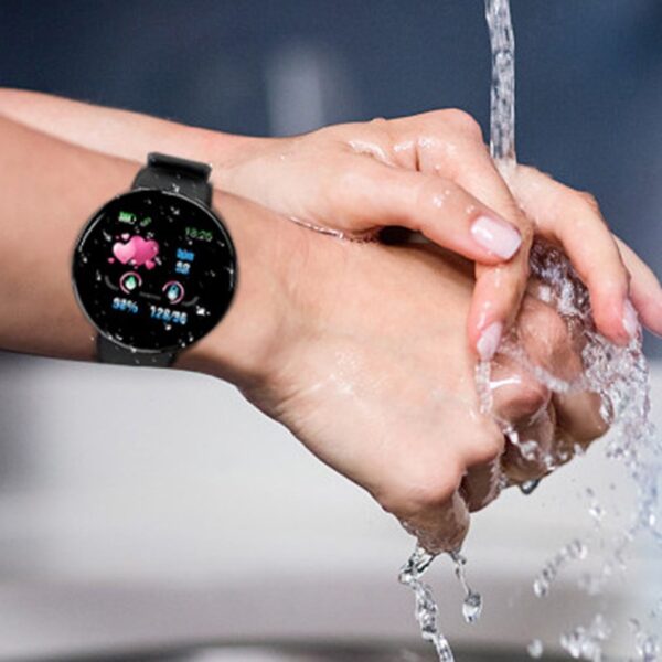 Smartwatch D18 Redondo À Prova D'água - Image 5
